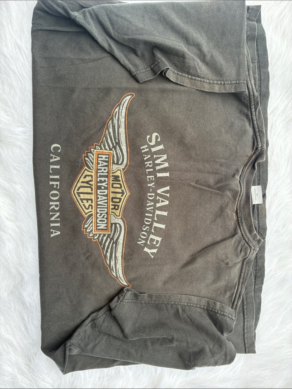 Harley-Davidson Mens Sz 2XL Black Graphic Tee